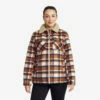 Lumber Jacket Women Rusty Orange/Oatmeal -UK Clothing Shop 048bc310 6f51 4fde ab0f 98a69111d1d4