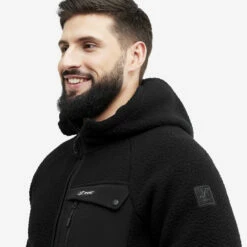 Sherpa Hoodie Men Caviar -UK Clothing Shop 05d62e39 2d31 44e9 8438 67aafe724ab5