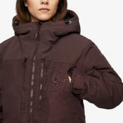 Outdoor Parka Women Dark Vintage Rose -UK Clothing Shop 0727bce0 d9e7 4e1c b836 57524dd531a0