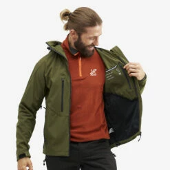 Trail Jacket Men Dark Olive -UK Clothing Shop 0c4307c2 3be9 4285 8bae b1e64043ce96