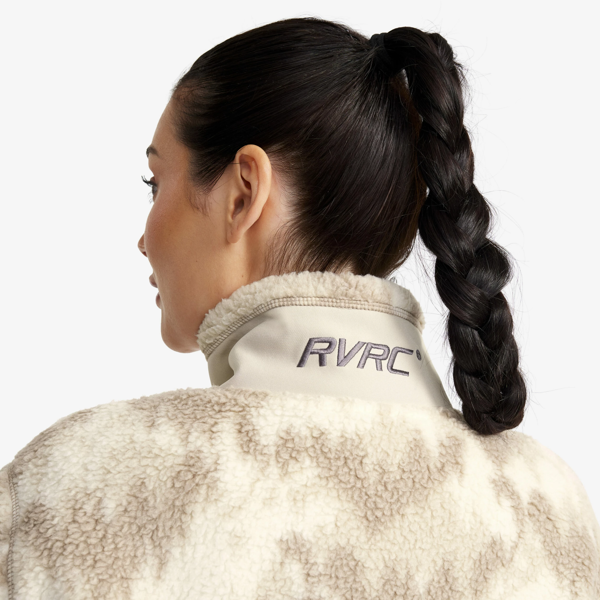 High Pile Fleece Women Oatmeal 7 High Pile Fleece Women Oatmeal - Image 5