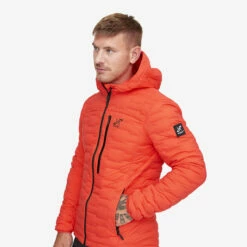 Flex Down Jacket Men Mandarin Red -UK Clothing Shop 27803e19 c5cb 4184 9c1b 62f44f0477c2