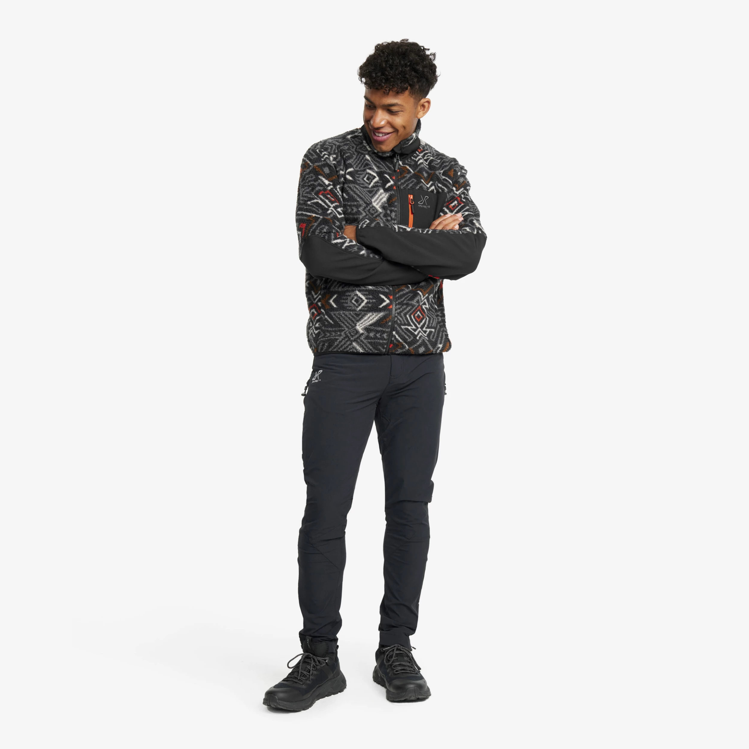 High Pile Fleece Men Black 3 High Pile Fleece Men Black - Image 2