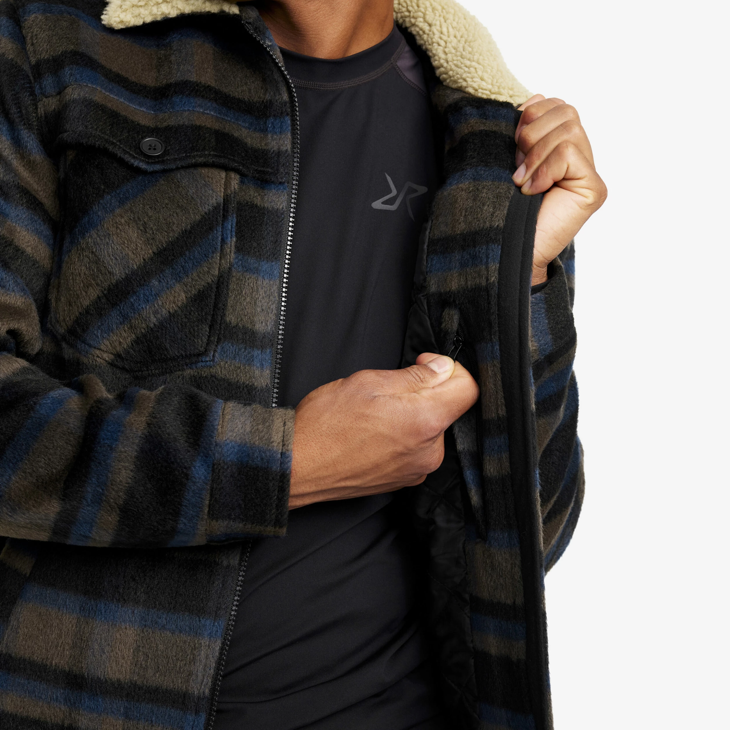 Lumber Jacket Men Mud/Black 9 Lumber Jacket Men Mud/Black - Image 7