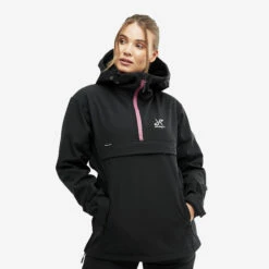 Hiball Anorak Women Black/Pink