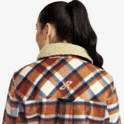 Lumber Jacket Women Rusty Orange/Oatmeal -UK Clothing Shop 36141ea6 729a 4e2a adc2 919b64c25b54