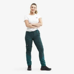 Silence T-zip Trousers Women Dark Teal -UK Clothing Shop 36e749ce 7443 415d 8adc 114d76174af3