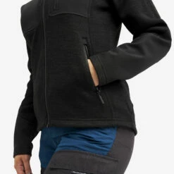 Wander Pro Wool Hoodie Women Charcoal Black -UK Clothing Shop 3743d0bc e684 476e b712 2d12d2646033
