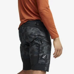 RVRC GP Shorts Men Anthracite Camo -UK Clothing Shop 491c8954 f02a 4c49 8a90 9e51a09dc1c8