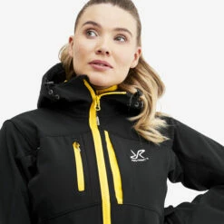 Hiball Jacket Women Black/Yellow -UK Clothing Shop 4a1a73d8 f827 4e24 87e0 8ba28b2a8a1f