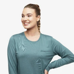 Vagabond Long Sleeve Tee Women Ocean Teal -UK Clothing Shop 561e7383 238a 406a 933c 80ec2ed7ad92