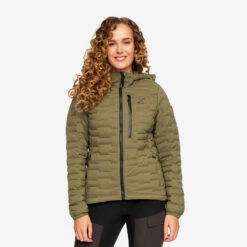 Flex Down Jacket Women Burnt Olive