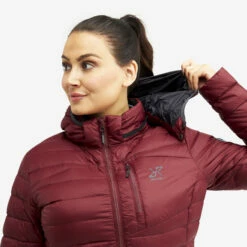 Helium Down Jacket Women Bison Red -UK Clothing Shop 5dbcdb12 9333 4162 b7d8 72e3d90037dc