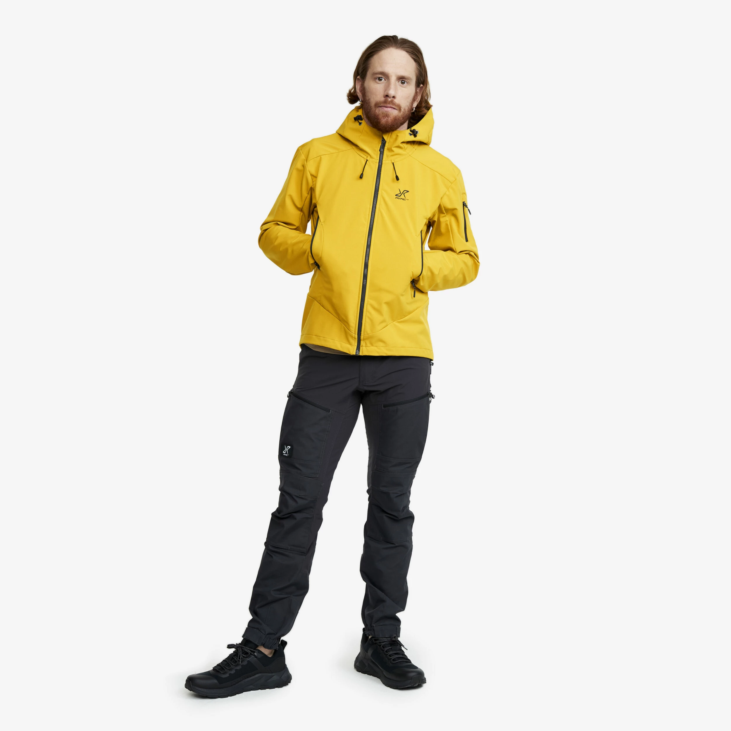 Reckon Softshell Jacket Men Lemon Curry 4 Reckon Softshell Jacket Men Lemon Curry - Image 2