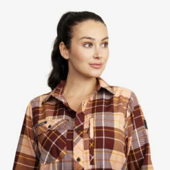 Flannel Shirt Women Toasted Nut -UK Clothing Shop 6e90d92c 0840 4591 8c84 db0031230303
