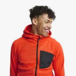 Illusion Hoodie Men Mandarin Red -UK Clothing Shop 6f15cfb5 aee0 4b75 a53c 550cc9329004