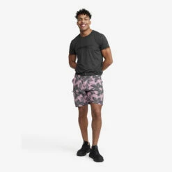 Boarderline Shorts Men Mauve Palm -UK Clothing Shop 70270622 5e7e 41dd 9d1d 37b16df68760
