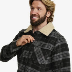 Lumber Jacket Men Black/Anthracite -UK Clothing Shop 73814050 261b 4cc4 90f1 f56c59c10c18