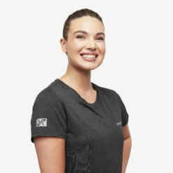 Vagabond Tee Women Black Melange -UK Clothing Shop 7507fb6c 9b37 4781 ba55 c3e56556154c