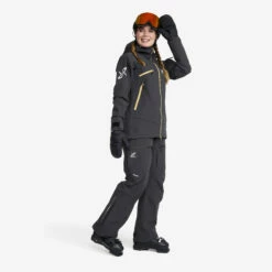 Atlas 3L Ski Bib Trousers Women Anthracite -UK Clothing Shop 75fd58d0 5241 422a 85ca a8da7b9798d1