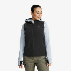 Essential Fleece Vest Women Black