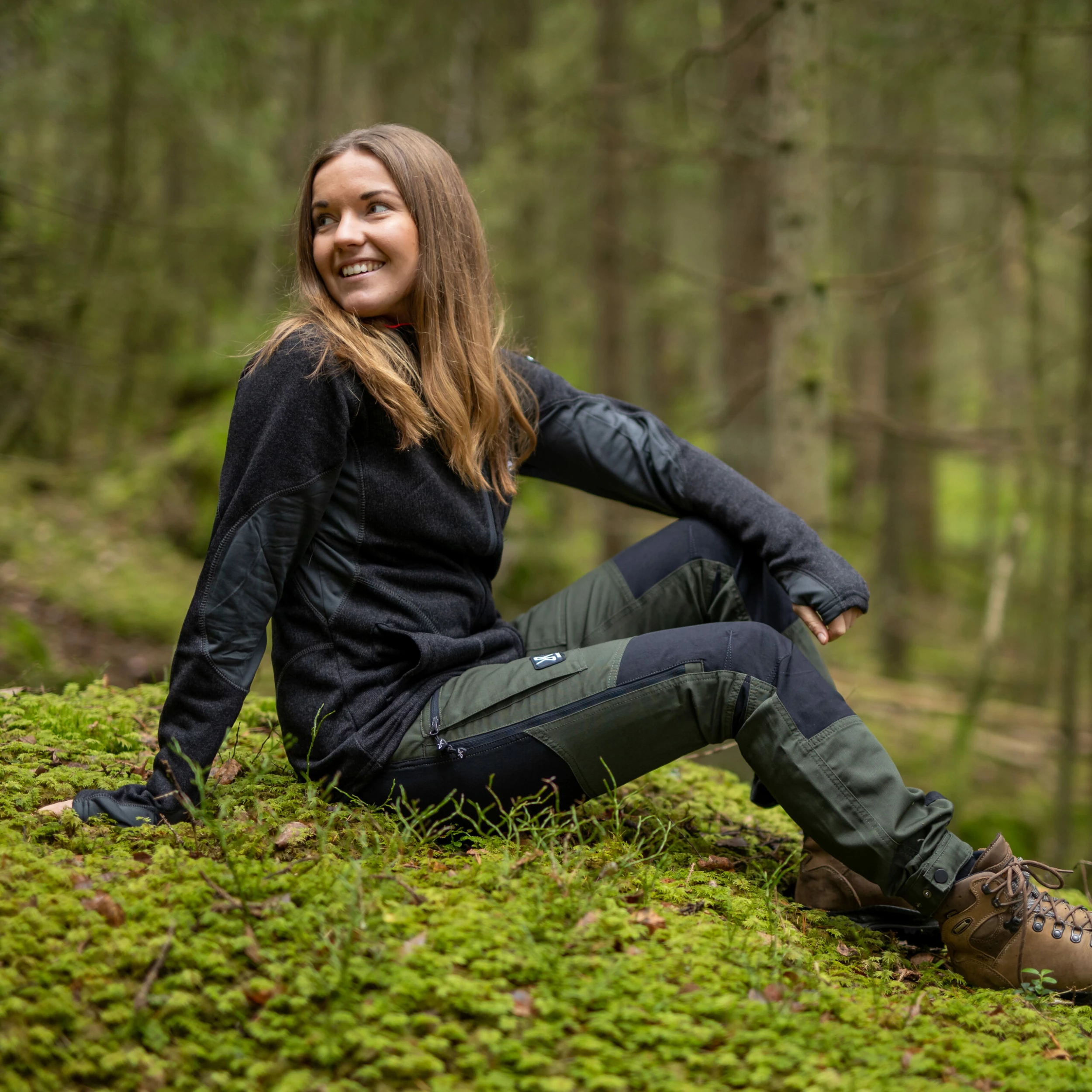 Nordwand Pro Trousers Women Forest Green 4 Nordwand Pro Trousers Women Forest Green - Image 2