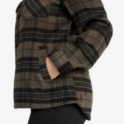 Lumber Jacket Women Mud/Black -UK Clothing Shop 85bd6b6a 26cd 498f b008 e8e176aaef53