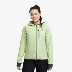 Trekker Hoodie Women Smoke Green