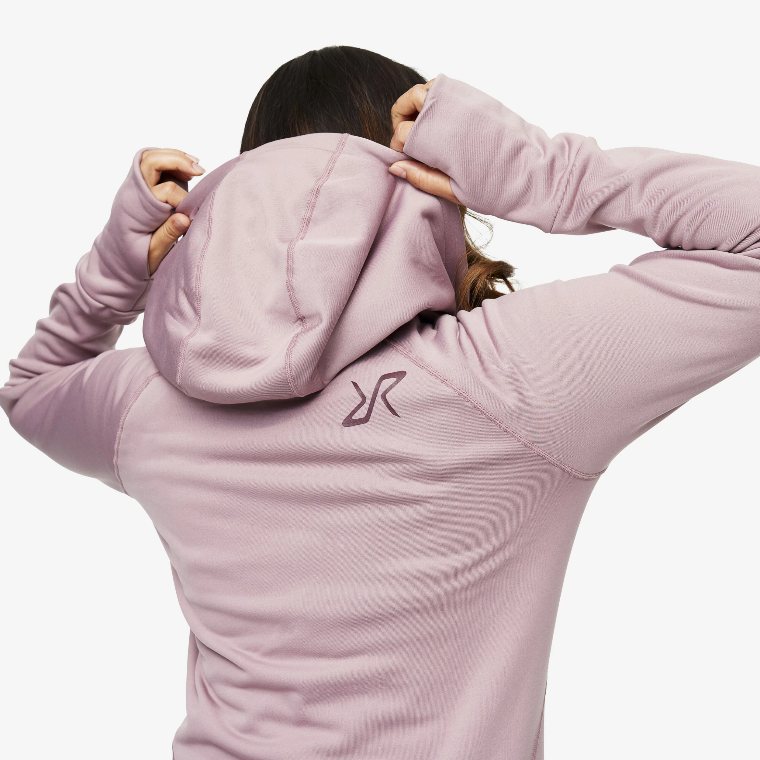 Illusion Hoodie Women Dusty Mauve 7 Illusion Hoodie Women Dusty Mauve - Image 5
