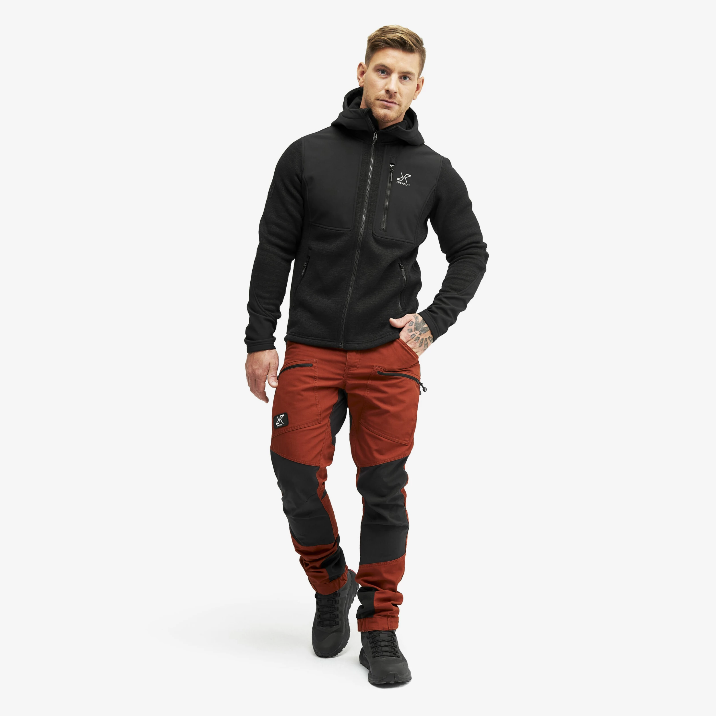 Wander Pro Wool Hoodie Men Charcoal Black 4 Wander Pro Wool Hoodie Men Charcoal Black - Image 2