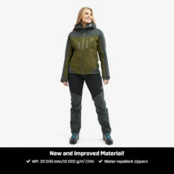 Silence Proshell Jacket Women Dark Olive 2.0 -UK Clothing Shop 95bedb3e 1924 4c22 8313 6f7d7686a893