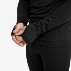 Waffle 1/2 Zip Baselayer Top Men Black -UK Clothing Shop 97a3ad56 8c8f 43db bf6f 8f905b4173aa