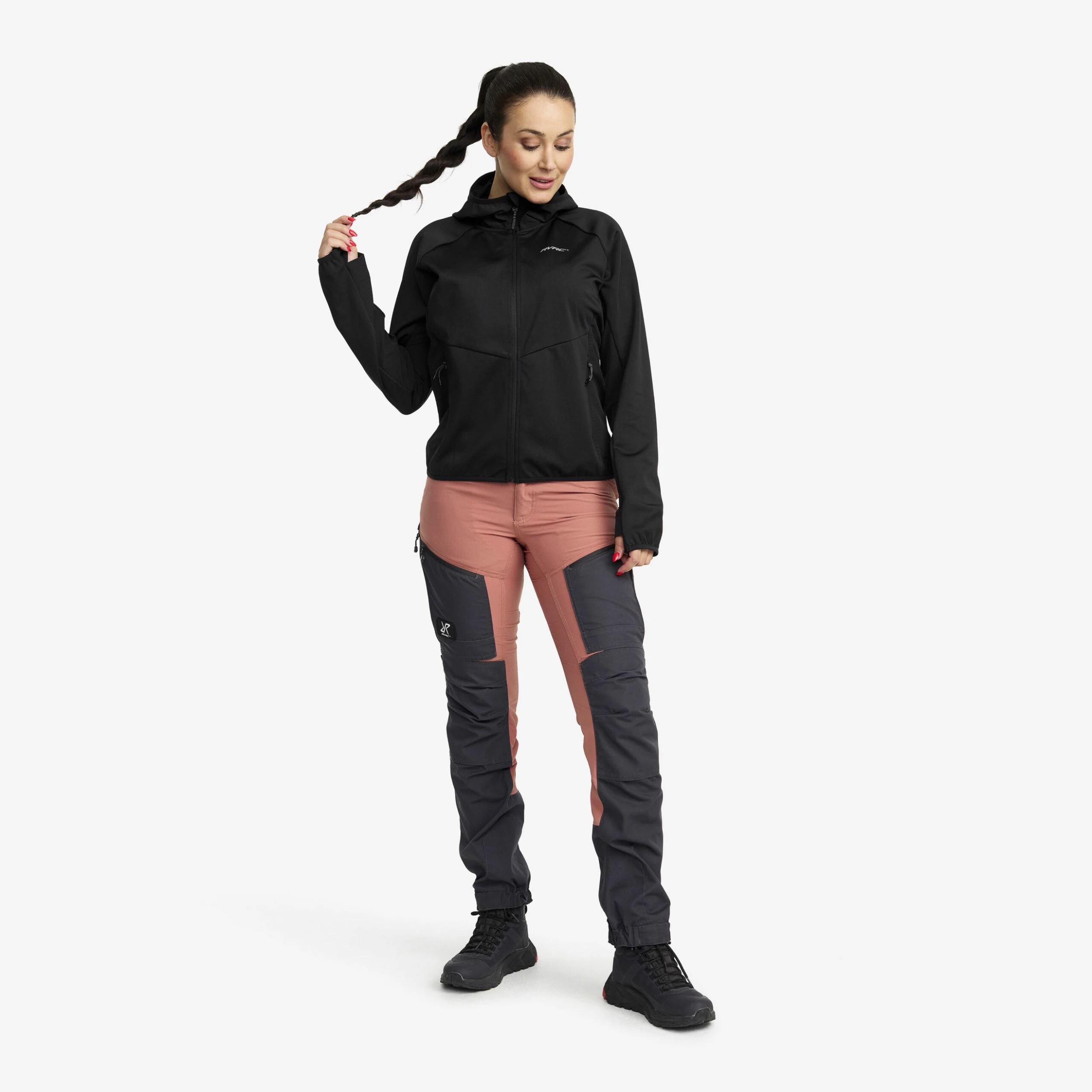 Pace Hooded Wind Jacket Women Black 4 Pace Hooded Wind Jacket Women Black - Image 2