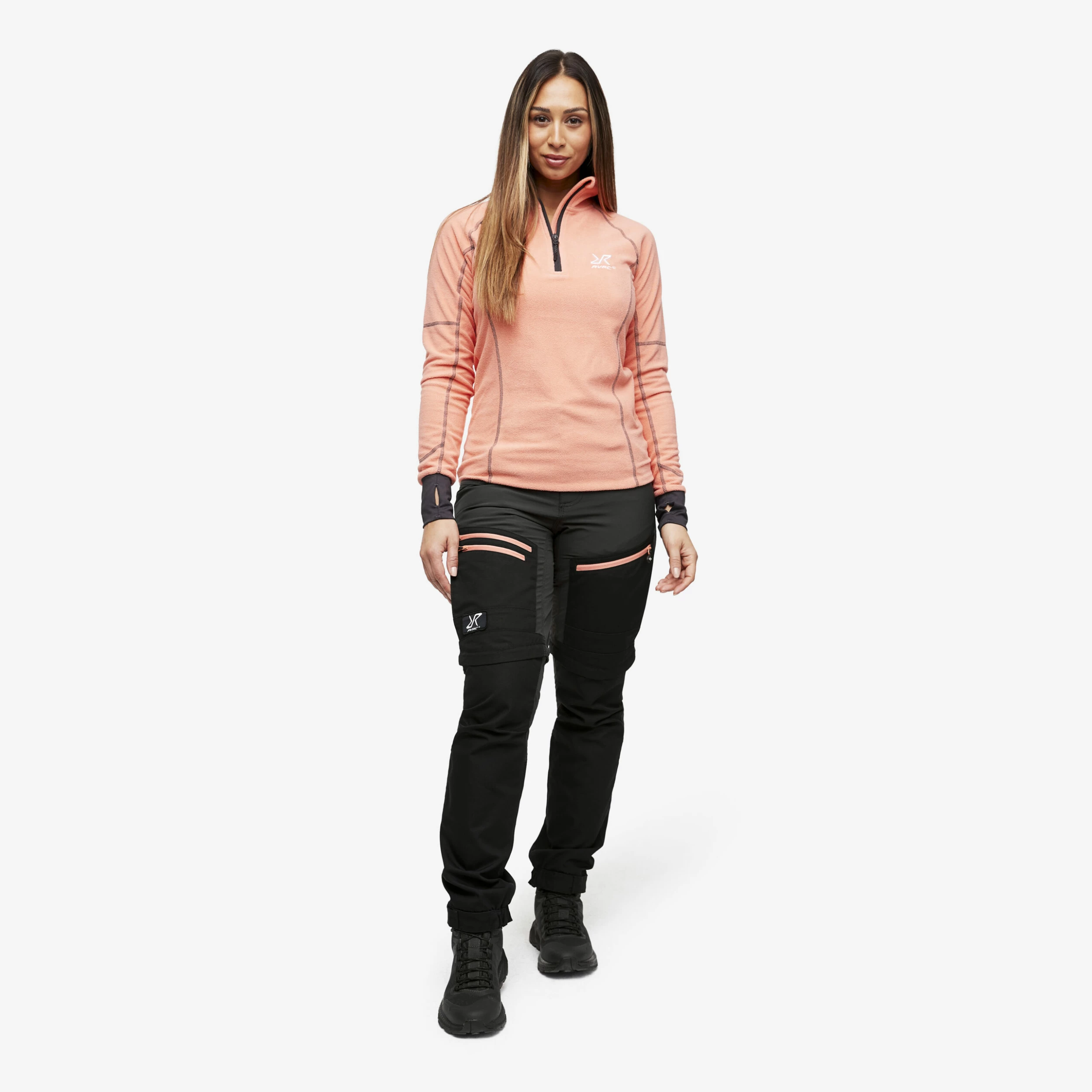 RVRC GP Pro Zip-off Trousers Women Anthracite/Burnt Coral 5 RVRC GP Pro Zip-off Trousers Women Anthracite/Burnt Coral - Image 3