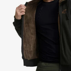 Pile Lined Hoodie Men Black -UK Clothing Shop a122eeb0 db35 46d1 9323 370f3042f3a0