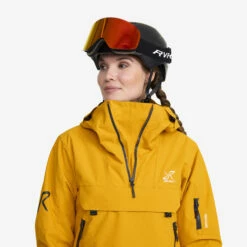 Halo 2L Insulated Ski Anorak Women Golden Yellow -UK Clothing Shop a3d87887 1ac4 4da8 8008 580e1d6fee26