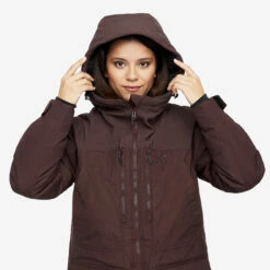 Outdoor Parka Women Dark Vintage Rose -UK Clothing Shop a4528607 2b7e 4fa5 8bcc 5d133bdfd3c5