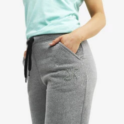 Chill Highwaist Trousers Women Grey Melange -UK Clothing Shop a7067ad9 e4d0 4a03 b9d4 247d7b3e9816