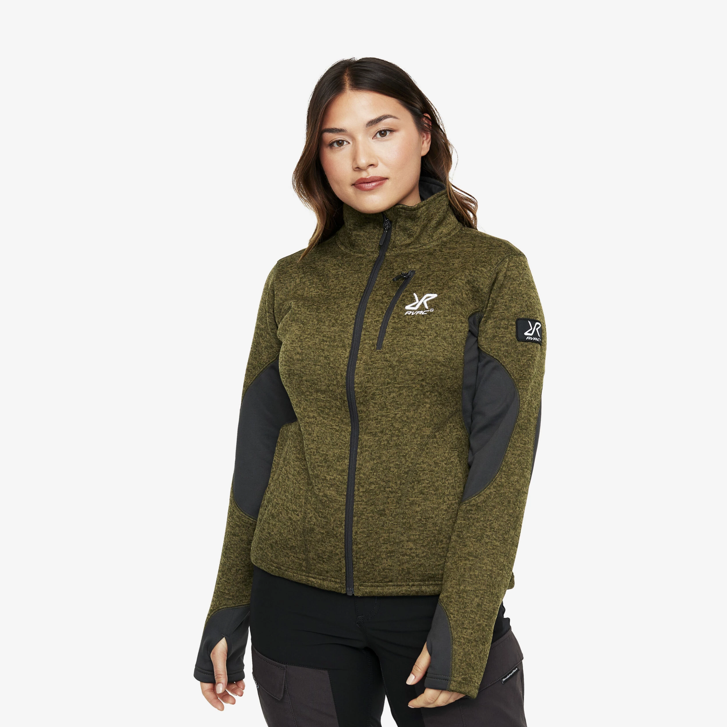 Fusion Fleece Women Burnt Olive 3 Fusion Fleece Women Burnt Olive