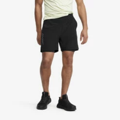 2-in-1 Shorts Men Black