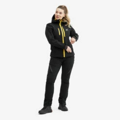 Hiball Jacket Women Black/Yellow -UK Clothing Shop b26e6afb e287 4588 8e09 7e8d4f2a9972