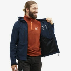 Trail Jacket Men Thunder Blue -UK Clothing Shop b7518386 53aa 4bbc af46 7f79c409070f