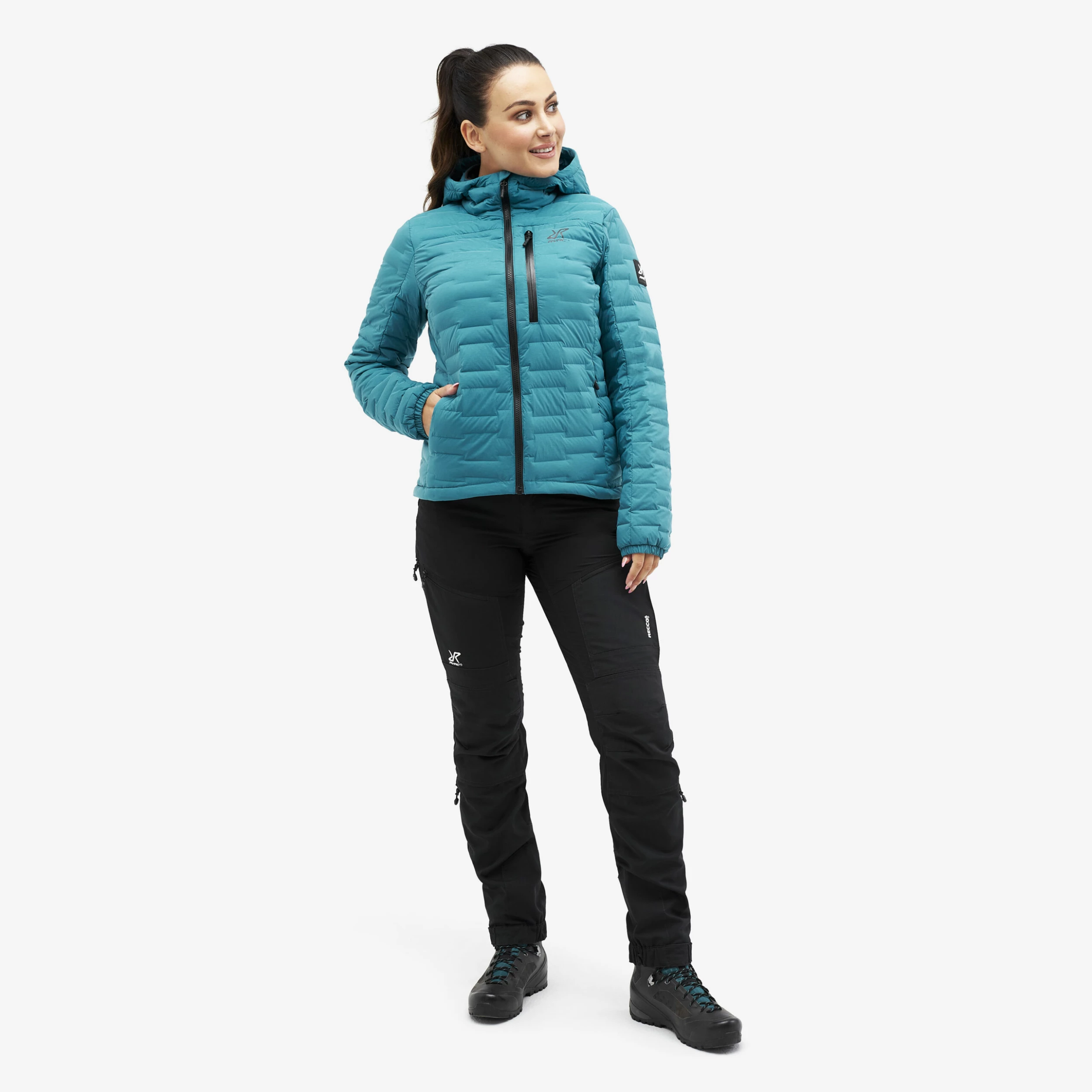 Flex Down Jacket Women Ocean Depth 4 Flex Down Jacket Women Ocean Depth - Image 2
