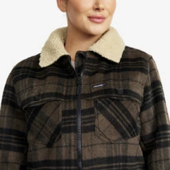 Lumber Jacket Women Mud/Black -UK Clothing Shop c7caf9c2 672e 4dde ac89 aeee1f5140a2