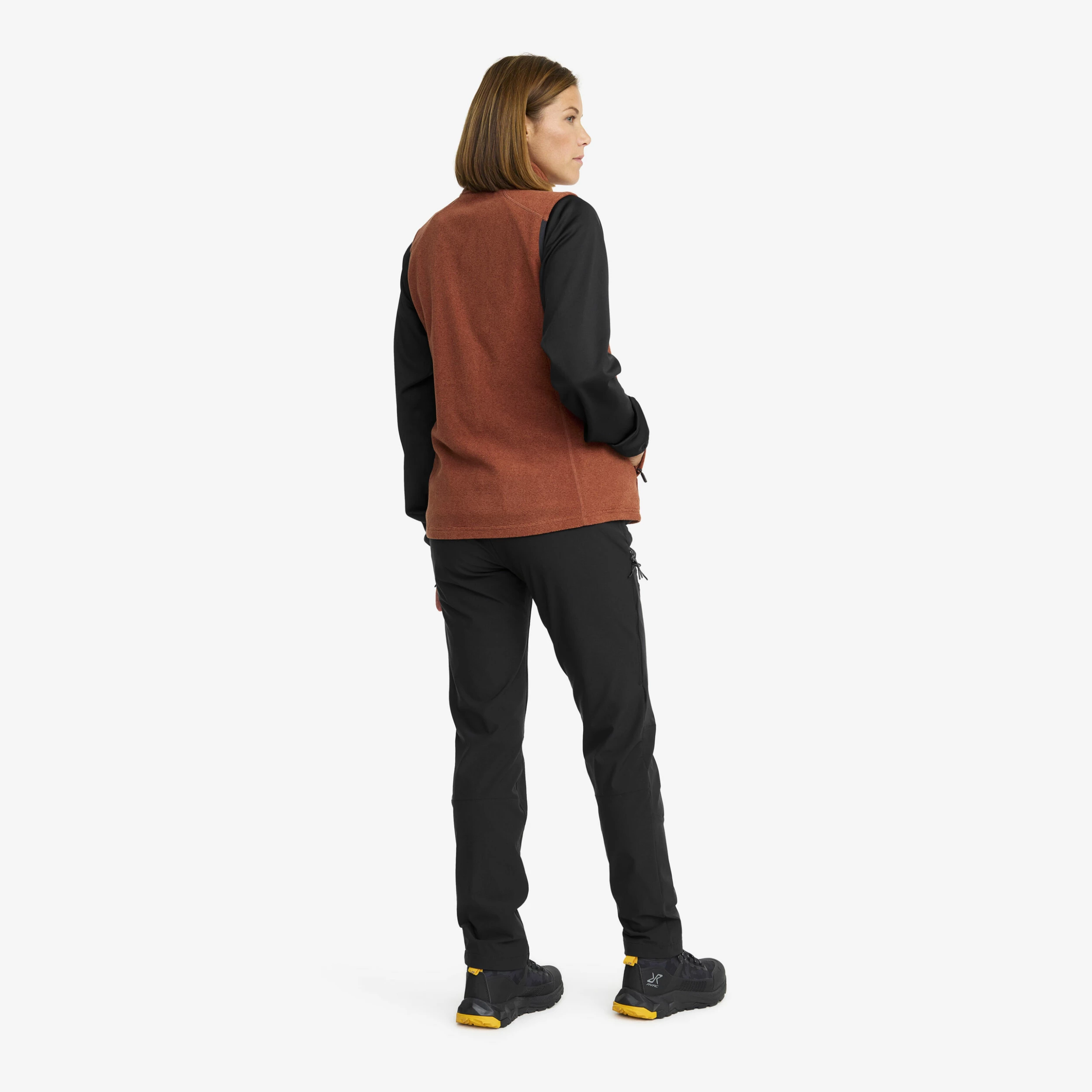 Essential Fleece Vest Women Smoked Paprika 5 Essential Fleece Vest Women Smoked Paprika - Image 3