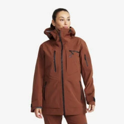 Cyclone Long 3L Jacket Women Smoked Paprika