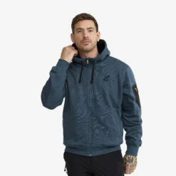 Pile Lined Hoodie Men Moonlit Ocean