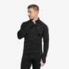 Waffle 1/2 Zip Baselayer Top Men Black -UK Clothing Shop e8bc59c4 dbd8 4c3e be67 3331ac6a4337