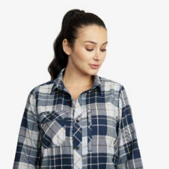 Flannel Shirt Women Moonlit Ocean/Blueberry -UK Clothing Shop ee7b7b86 13d9 46f5 83fa 3c7a969626d2