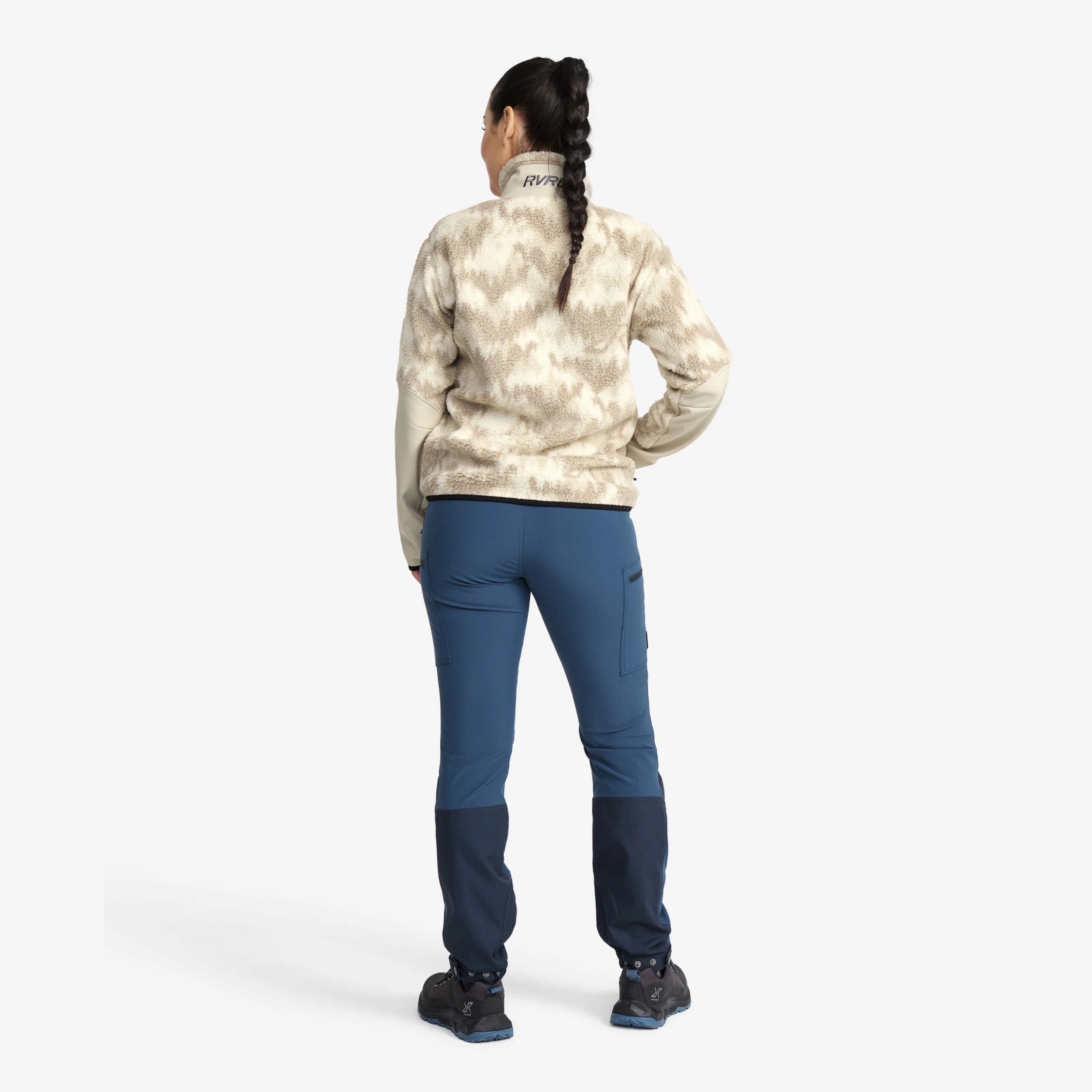 High Pile Fleece Women Oatmeal 5 High Pile Fleece Women Oatmeal - Image 3